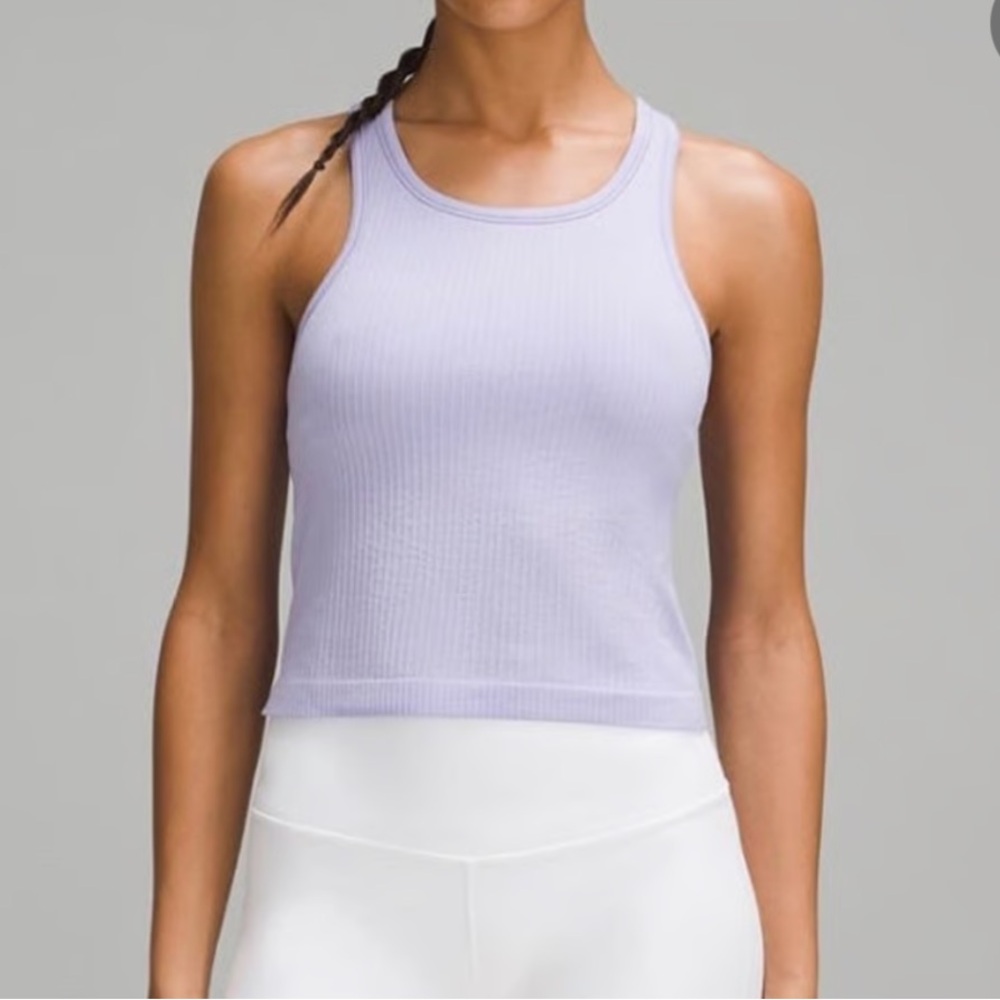 Lululemon Ebb to Street Racerback Cropped Tank
